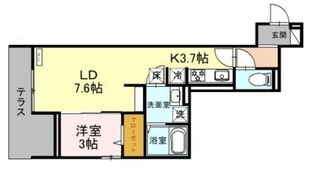 （仮）D-ROOM東田町PJの物件間取画像